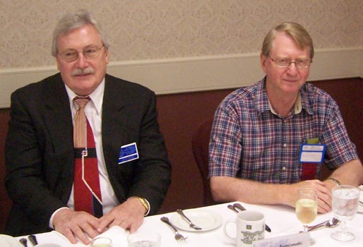 Charles Moore and Cliff Beattie  at the CPMS Luncheon