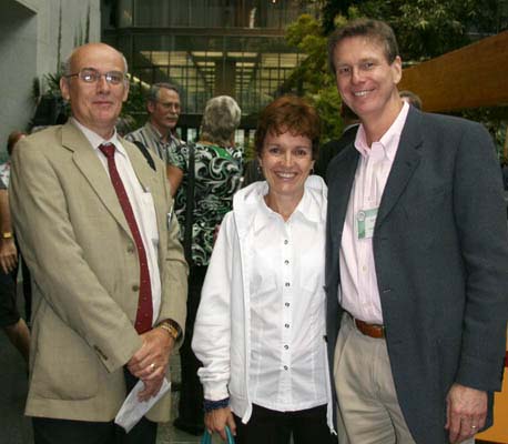 Bret Evans, Publisher Canadian Coin News; Mary-Lynn and Paul Winkler, Trajan Pulbishing Corporation